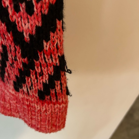 John + Jenn Nash Abstract Quarter-Zip Pullover Sweater, Preloved, Sz XS - Picture 8 of 9